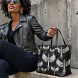 Gothistar  Wings of Valor Leather Tote Bag