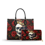 Serpent & Silence leather bag and wallet bundle