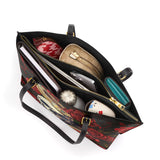 Gothistar Serpent & Silence Leather Tote Bag