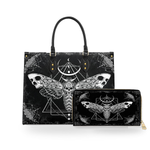Nocturne Flight leather bag and wallet bundle
