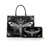 Nocturne Flight leather bag and wallet bundle