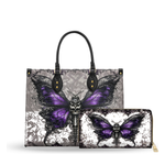 Midnight Metamorph leather bag and wallet bundle