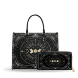 Mystic Tide leather bag and wallet bundle