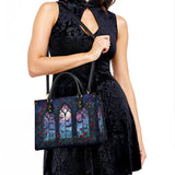 Gothistar Cathedral Of Midnight Leather Bag