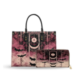 Ethereal Nightfall leather bag and wallet bundle