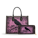 The Quiet Watcher leather bag and wallet bundle
