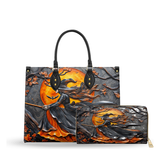 Moonlit Witch leather bag and wallet bundle