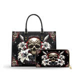 The Vowed Skull leather bag and wallet bundle