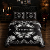 Gothistar All Season Quilt 3-Piece Set Gothistar Shadowlace Bloom