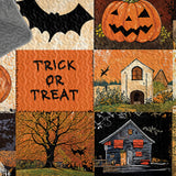 Gothistar All Season Quilt 3-Piece Set Spooky Trick Or Treat Halloween