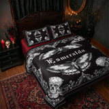 Gothistar All Season Quilt 3-Piece Set Gothistar Shadowlace Bloom