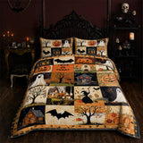 Gothistar All Season Quilt 3-Piece Set Spooky Trick Or Treat Halloween