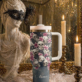 Gothistar Petals And Remains Personalized Tumbler