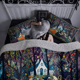 Gothistar All Season Quilt 3-Piece Set Beautiful Witchy Woman