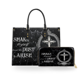 Arise From Ash leather bag and wallet bundle