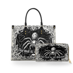 Web Of The Unseen leather bag and wallet bundle