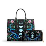 Midnight Ascend leather bag and wallet bundle