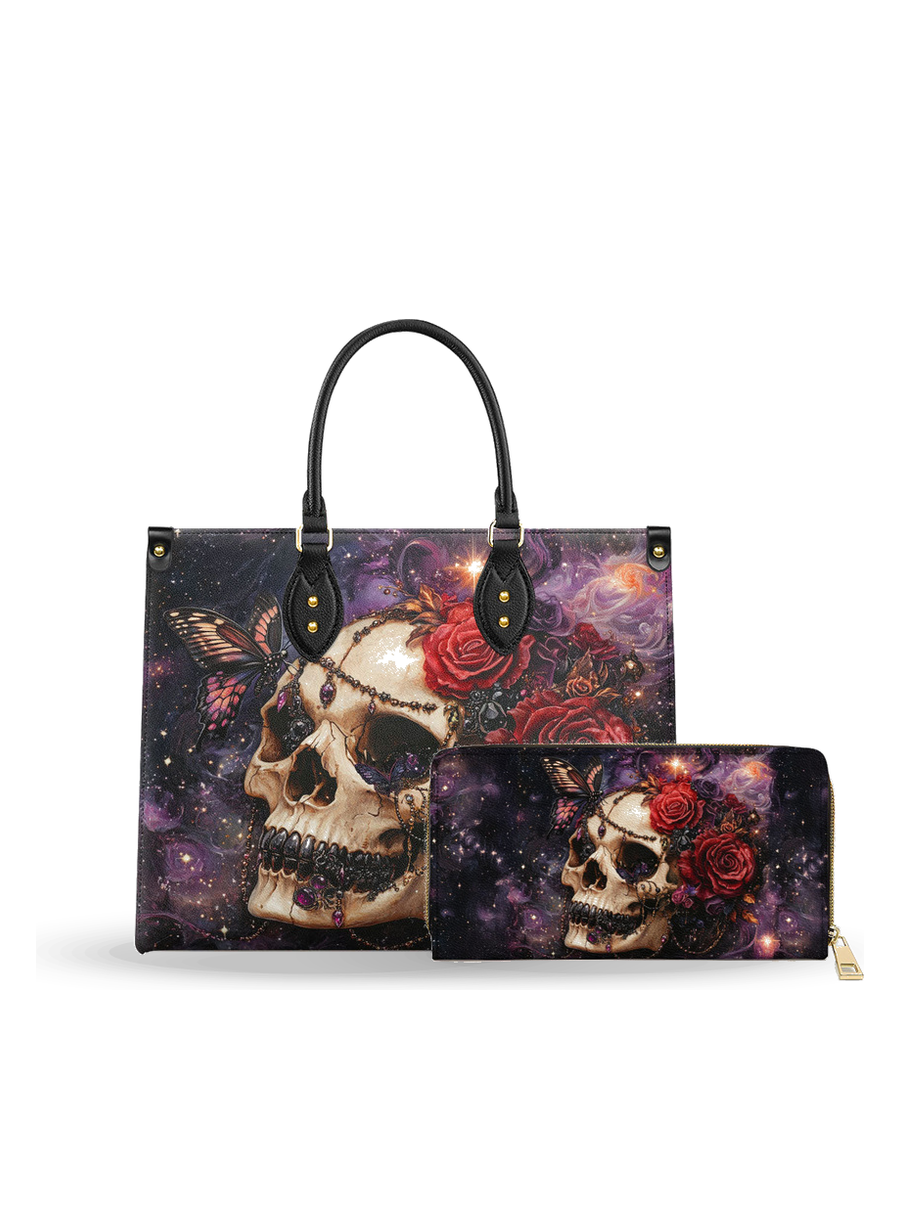 Silken Shadows leather bag and wallet bundle