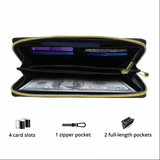 Gothistar Moonlit Witch Leather Wallet Purse