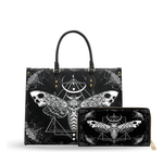 Nocturne Flight leather bag and wallet bundle