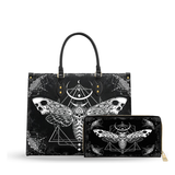 Nocturne Flight leather bag and wallet bundle