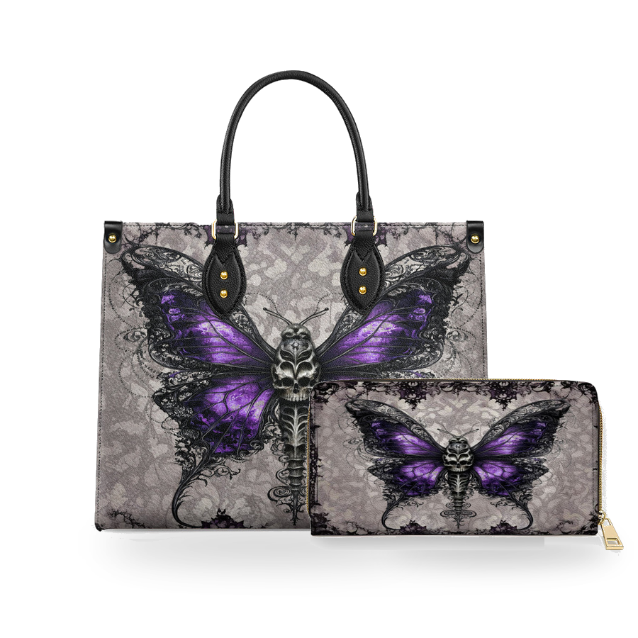 Midnight Metamorph leather bag and wallet bundle